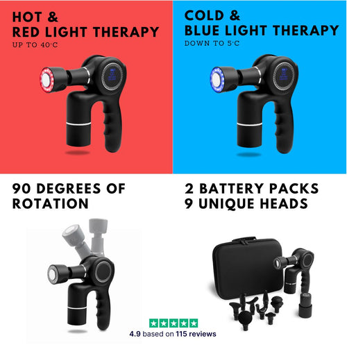 Smart Pressure Hot & Cold Massage Gun